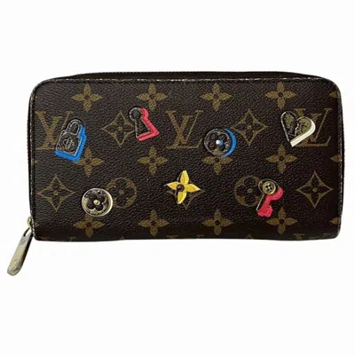Pre-owned Louis Vuitton Brown Monogram Long Wallet (bi-fold) ()