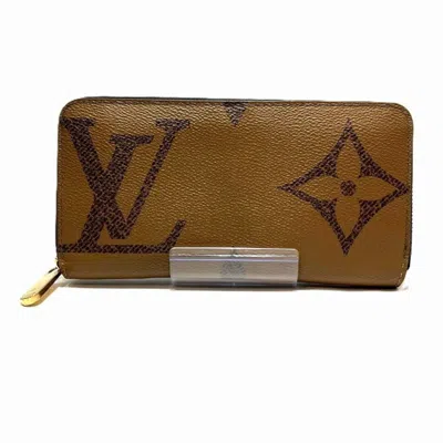 Pre-owned Louis Vuitton Brown Monogram Long Wallet (bi-fold) ()