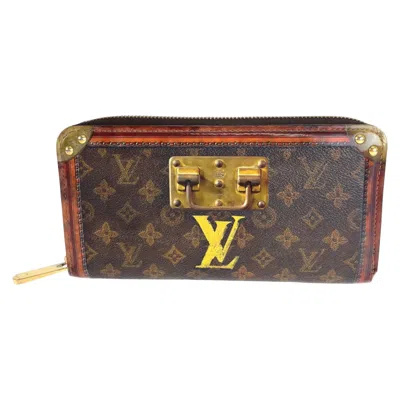 Pre-owned Louis Vuitton Brown Monogram Long Wallet (bi-fold) ()