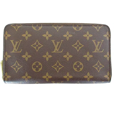 Pre-owned Louis Vuitton Brown Monogram Long Wallet (bi-fold) ()