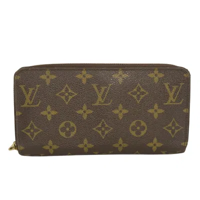 Pre-owned Louis Vuitton Brown Monogram Long Wallet (bi-fold) ()