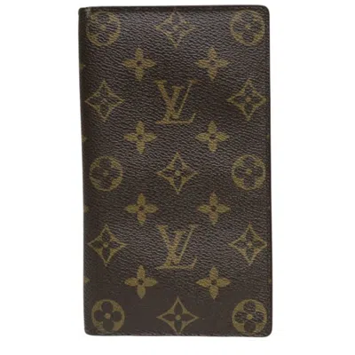 Pre-owned Louis Vuitton Brown Monogram Long Wallet (bi-fold) ()