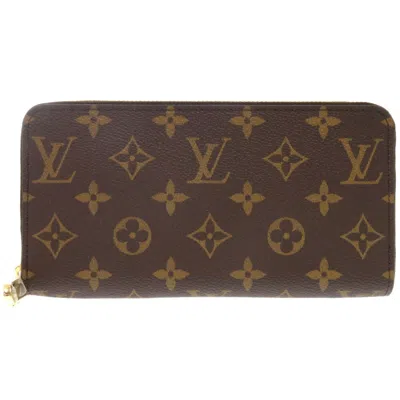 Pre-owned Louis Vuitton Brown Monogram Long Wallet (bi-fold) ()
