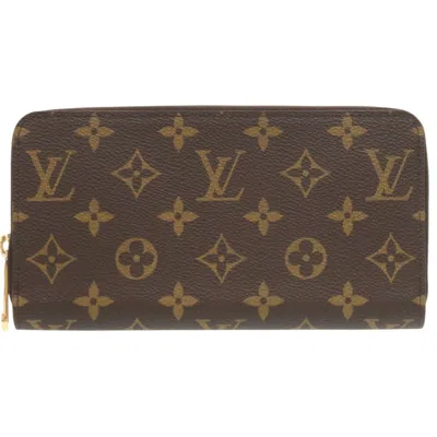 Pre-owned Louis Vuitton Brown Monogram Long Wallet (bi-fold) ()