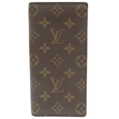 Pre-owned Louis Vuitton Brown Monogram Long Wallet (bi-fold) ()
