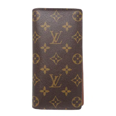Pre-owned Louis Vuitton Brown Monogram Long Wallet (bi-fold) ()