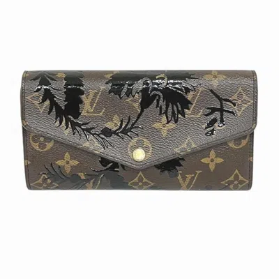 Pre-owned Louis Vuitton Brown Monogram Long Wallet (tri-fold) ()
