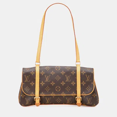 Pre-owned Louis Vuitton Brown Monogram Marelle Shoulder Bag