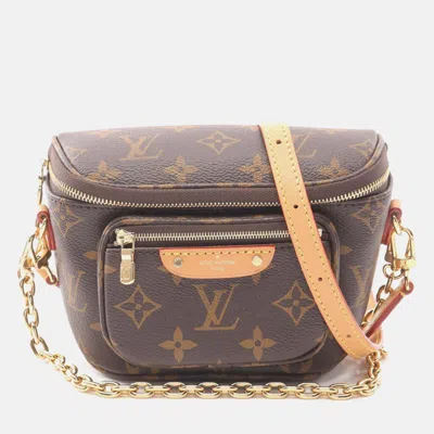 Pre-owned Louis Vuitton Brown Monogram Mini Bumbag