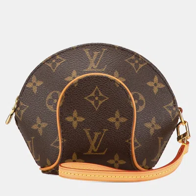 Pre-owned Louis Vuitton Brown Monogram Mini Ellipse