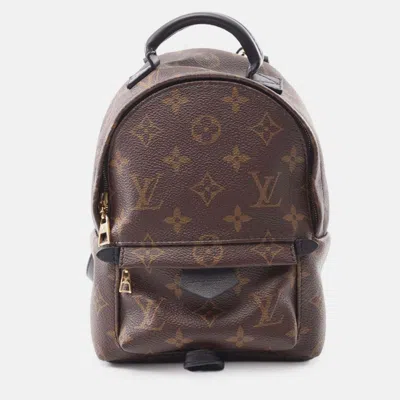 Pre-owned Louis Vuitton Brown Monogram Mini Palm Springs