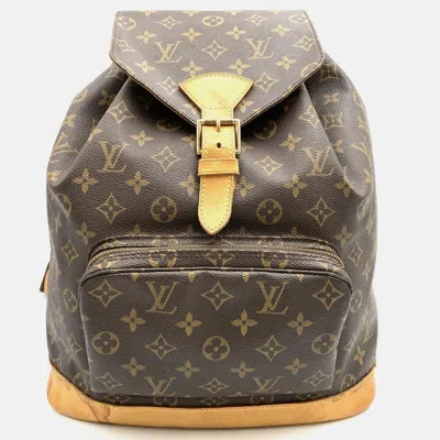 Pre-owned Louis Vuitton Brown Monogram Monogram Backpack ()