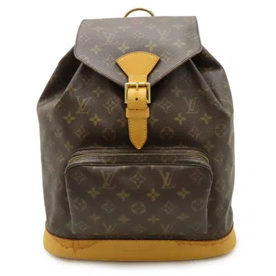 Pre-owned Louis Vuitton Brown Monogram Monogram Backpack Shoulder Bag ()