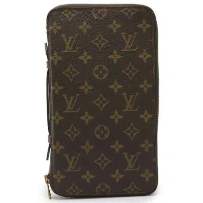 Pre-owned Louis Vuitton Brown Monogram Monogram Clutch Bag Handbag ()