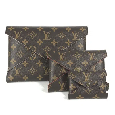 Pre-owned Louis Vuitton Brown Monogram Monogram Clutch Bag Pochette Pouch () In Brown, Monogram