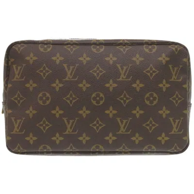 Pre-owned Louis Vuitton Brown Monogram Monogram Clutch Bag Pouch ()