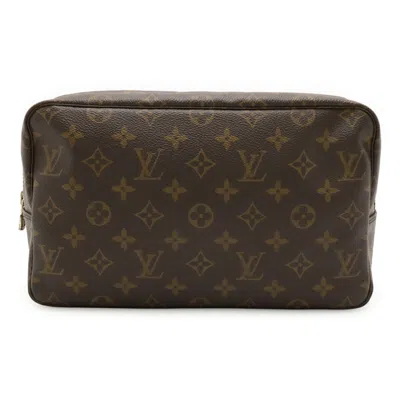 Pre-owned Louis Vuitton Brown Monogram Monogram Clutch Bag Pouch ()