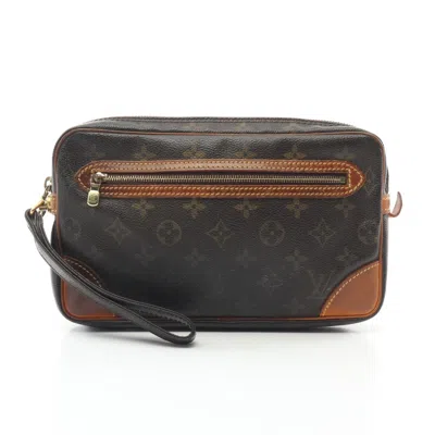 Pre-owned Louis Vuitton Brown Monogram Monogram Clutch Bag ()