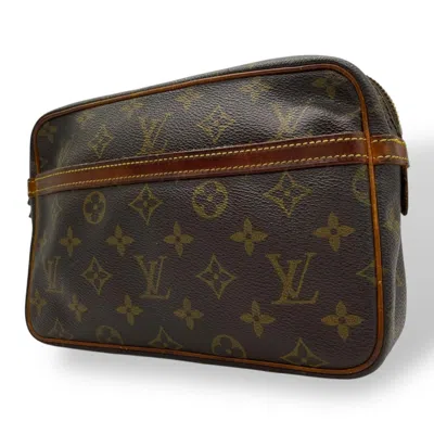 Pre-owned Louis Vuitton Brown Monogram Monogram Clutch Bag ()