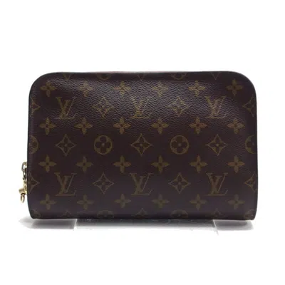 Pre-owned Louis Vuitton Brown Monogram Monogram Clutch Bag ()