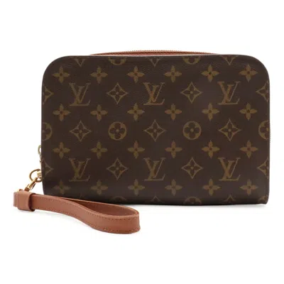 Pre-owned Louis Vuitton Brown Monogram Monogram Clutch Bag () In Brown, Monogram