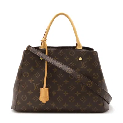 Pre-owned Louis Vuitton Brown Monogram Monogram Handbag Shoulder Bag ()
