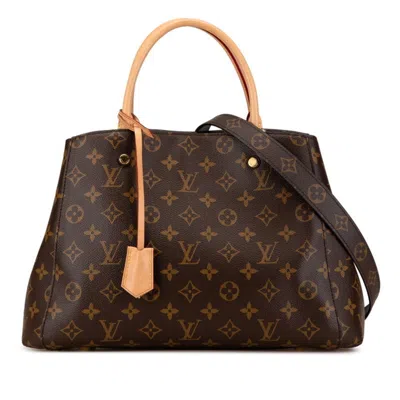 Pre-owned Louis Vuitton Brown Monogram Monogram Handbag Shoulder Bag ()