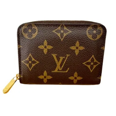 Pre-owned Louis Vuitton Brown Monogram Monogram Leather Coin Purse/coin Case ()