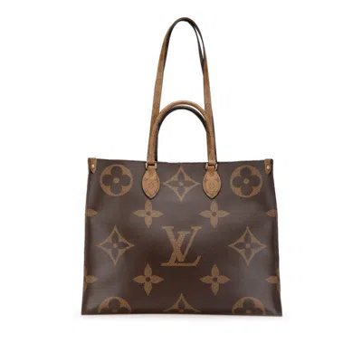Pre-owned Louis Vuitton Brown Monogram Monogram Leather Handbag Shoulder Bag ()