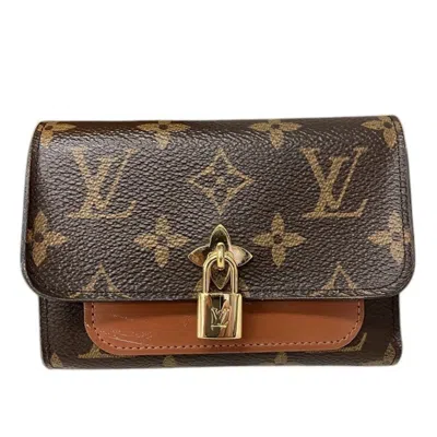 Pre-owned Louis Vuitton Brown Monogram Monogram Leather Wallet (tri-fold) ()