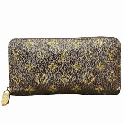 Pre-owned Louis Vuitton Brown Monogram Monogram Long Wallet (bi-fold) ()