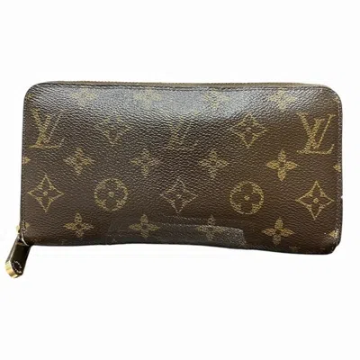 Pre-owned Louis Vuitton Brown Monogram Monogram Long Wallet (bi-fold) ()