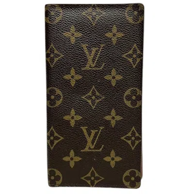 Pre-owned Louis Vuitton Brown Monogram Monogram Long Wallet (bi-fold) ()