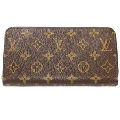 Pre-owned Louis Vuitton Brown Monogram Monogram Long Wallet (bi-fold) ()