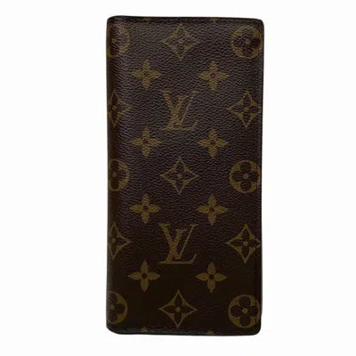 Pre-owned Louis Vuitton Brown Monogram Monogram Long Wallet (bi-fold) ()