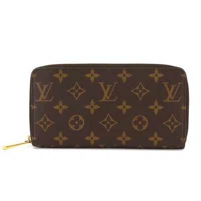 Pre-owned Louis Vuitton Brown Monogram Monogram Long Wallet (bi-fold) ()