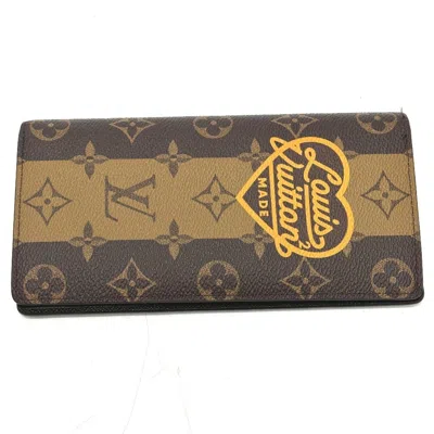 Pre-owned Louis Vuitton Brown Monogram Monogram Long Wallet (bi-fold) () In Brown, Monogram