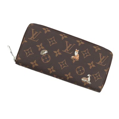 Pre-owned Louis Vuitton Brown Monogram Monogram Long Wallet (bi-fold) ()