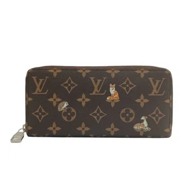 Pre-owned Louis Vuitton Brown Monogram Monogram Long Wallet (bi-fold) ()