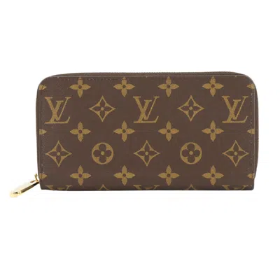 Pre-owned Louis Vuitton Brown Monogram Monogram Long Wallet (bi-fold) ()