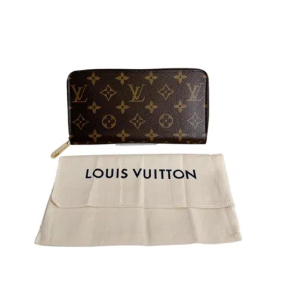 Pre-owned Louis Vuitton Brown Monogram Monogram Long Wallet (bi-fold) ()