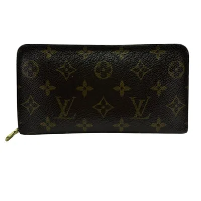 Pre-owned Louis Vuitton Brown Monogram Monogram Long Wallet (bi-fold) ()
