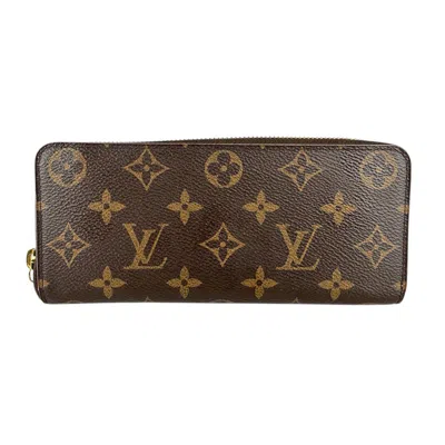 Pre-owned Louis Vuitton Brown Monogram Monogram Long Wallet (bi-fold) ()