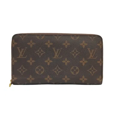 Pre-owned Louis Vuitton Brown Monogram Monogram Long Wallet (bi-fold) ()