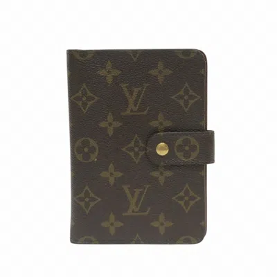 Pre-owned Louis Vuitton Brown Monogram Monogram Middle Wallet (bi-fold) ()