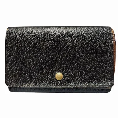 Pre-owned Louis Vuitton Brown Monogram Monogram Middle Wallet (bi-fold) ()