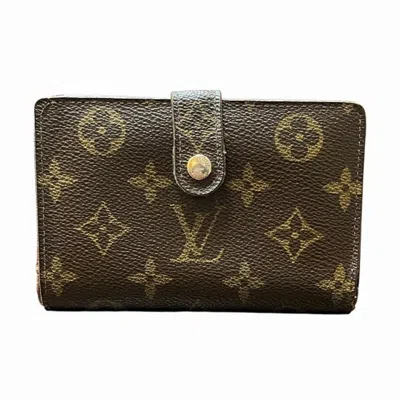 Pre-owned Louis Vuitton Brown Monogram Monogram Middle Wallet (bi-fold) ()