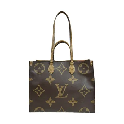 Pre-owned Louis Vuitton Brown Monogram Monogram Monogram Reverse Shoulder Bag () In Brown, Monogram