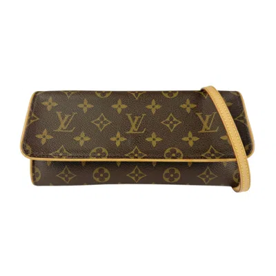 Pre-owned Louis Vuitton Brown Monogram Monogram Pochette Shoulder Bag ()