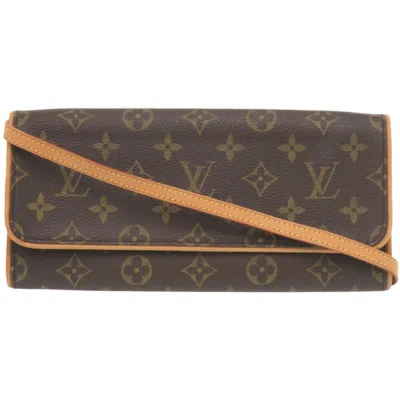 Pre-owned Louis Vuitton Brown Monogram Monogram Pochette Shoulder Bag ()